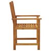 vidaXL Garden Chairs 6 pcs Solid Acacia Wood