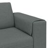 vidaXL Living Room Couch 3 pcs Dark Grey Polyester