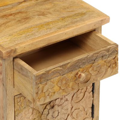 vidaXL Bedside Table Solid Mango Wood 40x30x50 cm