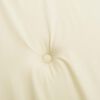 vidaXL Garden Chair Cushions 6 pcs Cream 50x50x2 cm Oxford Fabric
