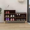 vidaXL Shoe Cabinet Brown Oak 102x36x60 cm Engineered Wood