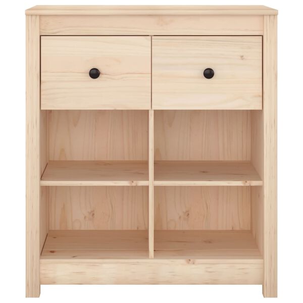 vidaXL Sideboard 70x35x80 cm Solid Wood Pine