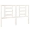 vidaXL Bed Headboard White 141x4x100 cm Solid Wood Pine