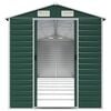 vidaXL Garden Shed Green 191x725x198 cm Galvanised Steel
