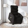 vidaXL Electric Stand up Massage Recliner Chair Black Fabric
