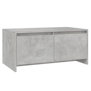 vidaXL Coffee Table | Concrete grey | Engineered wood | 90 x 50 x 41.5 cm
