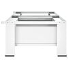 vidaXL Double Washing and Drying Machine Pedestal with Drawers White