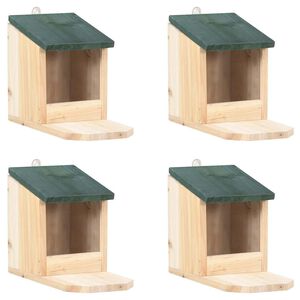 vidaXL Squirrel House | Natural Wood | Firwood, PVC | Medium | Tiltable