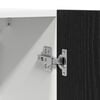 vidaXL Hanging Cabinet Riga Black oak 50 x 31 x 60 cm Engineered Wood