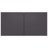 vidaXL 3 Piece TV Cabinet Set Grey Engineered Wood