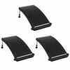 vidaXL Solar Pool Heating Panel | Set of 3 | Black | HDPE | Standard