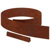 vidaXL Lawn Edging Rusty 450 x 0.05 x 15 cm Weathering Steel
