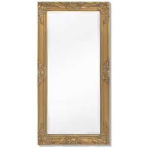 vidaXL Wall Mirror Baroque Style 100x50 cm Gold