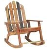 vidaXL Garden Rocking Chair | Multicolour | Solid reclaimed wood | Standard