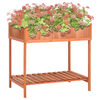 vidaXL Herb Planter 80x60x80 cm Solid Firwood