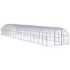 vidaXL Outdoor Chicken Coop 3x16x2 m Galvanised Steel