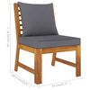vidaXL 6 Piece Garden Lounge Set with Cushion Solid Acacia Wood