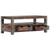 vidaXL Coffee Table Grey 100x50x40 cm Solid Acacia Wood