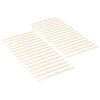 vidaXL Bed Slat 32 pcs Natural 90 x 6 x 1.3 cm Solid Pine Wood