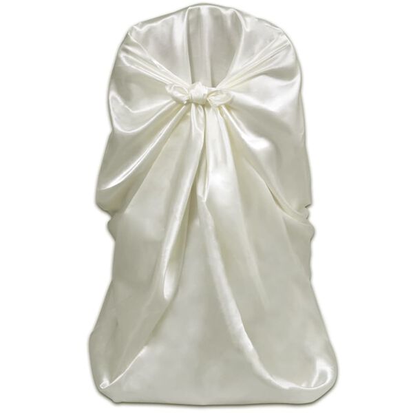 6 pcs Cream Chair Cover for Wedding Banquet