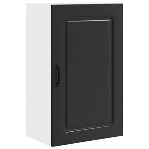 vidaXL Dishwasher Panel Kalmar Black 50 x 31 x 80 cm Engineered Wood