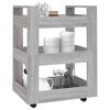 vidaXL Kitchen Trolley Grey Sonoma 60x45x80 cm Engineered Wood