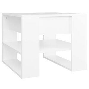 vidaXL Coffee Table White 55,5x55x45 cm Engineered Wood
