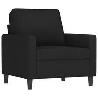 vidaXL Sofa Chair Black 60 cm Velvet