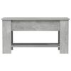 vidaXL Coffee Table Concrete Grey 101x49x52 cm Engineered Wood