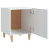 vidaXL Bedside Cabinets 2 pcs White Engineered Wood
