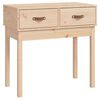 vidaXL Console Table 76,5x40x75 cm Solid Wood Pine