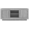vidaXL TV Cabinet Grey Sonoma 102x35x45 cm Engineered Wood