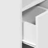 vidaXL Bedside Cabinets 2 pcs with Drawer White 25x31x66 cm