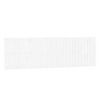 vidaXL Wall Headboard White 185x3x60 cm Solid Wood Pine