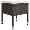 vidaXL 5 Piece Garden Dining Set Brown