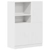 vidaXL 2 Piece Kitchen Cabinet Set White Engineered Wood