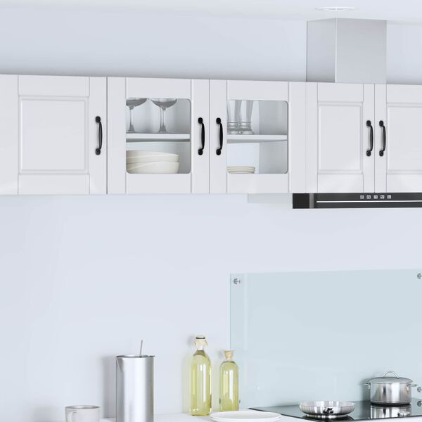vidaXL Kitchen Cabinet with Shelf High Gloss White 80 x 31 x 40 cm