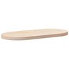 vidaXL Table Top 70x35x2.5 cm Solid Wood Pine Oval