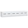 vidaXL TV Cabinet with Drawer White 147 x 34.5 x 27 cm Engineered Wood
