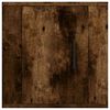 vidaXL Wall Mounted TV Cabinet Smoked Oak 40x34,5x40 cm