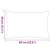 vidaXL Outdoor Pillows 4 pcs 60x40 cm Light Blue