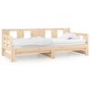 vidaXL Pull-out Day Bed without Mattress Solid Wood Pine 2x(90x190) cm