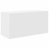 vidaXL Bathroom Wall Cabinet White 60x25x30 cm Engineered Wood