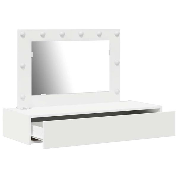vidaXL Dressing Table White 100 x 40 x 70 cm Engineered Wood