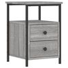 vidaXL Bedside Cabinets 2 pcs Grey Sonoma 34x35.5x50 cm Engineered Wood