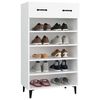 vidaXL Shoe Cabinet White 60x35x105 cm Engineered Wood