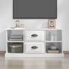 vidaXL TV Cabinet High Gloss White 99.5x35.5x48 cm Engineered Wood