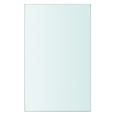 vidaXL Shelf Panel Glass Clear 20x12 cm