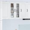 vidaXL Kitchen Cabinet with Shelf High Gloss White 60 x 31 x 80 cm
