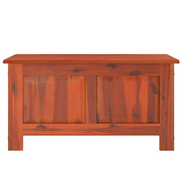 vidaXL Storage Chest with Lid Brown Solid Wood Acacia